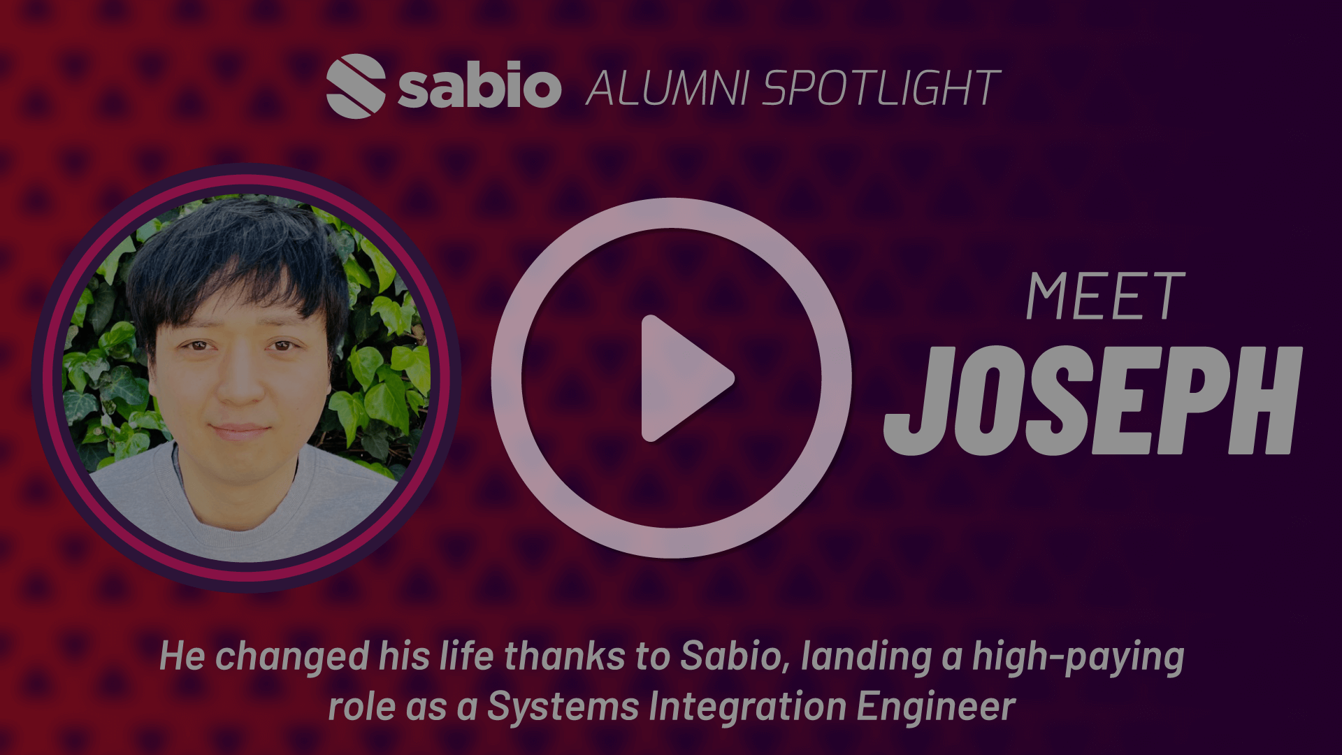Sabio Alumni Spotlight - Joseph