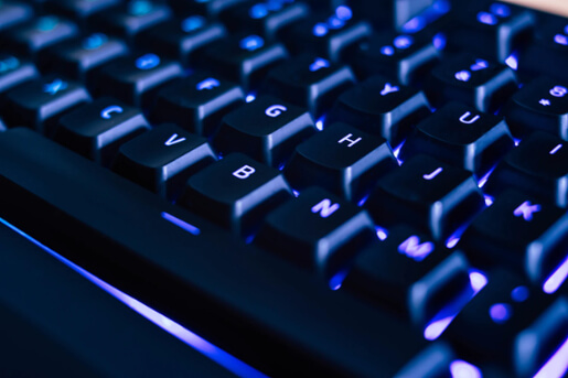 Close up image of keyboard, what is coding?