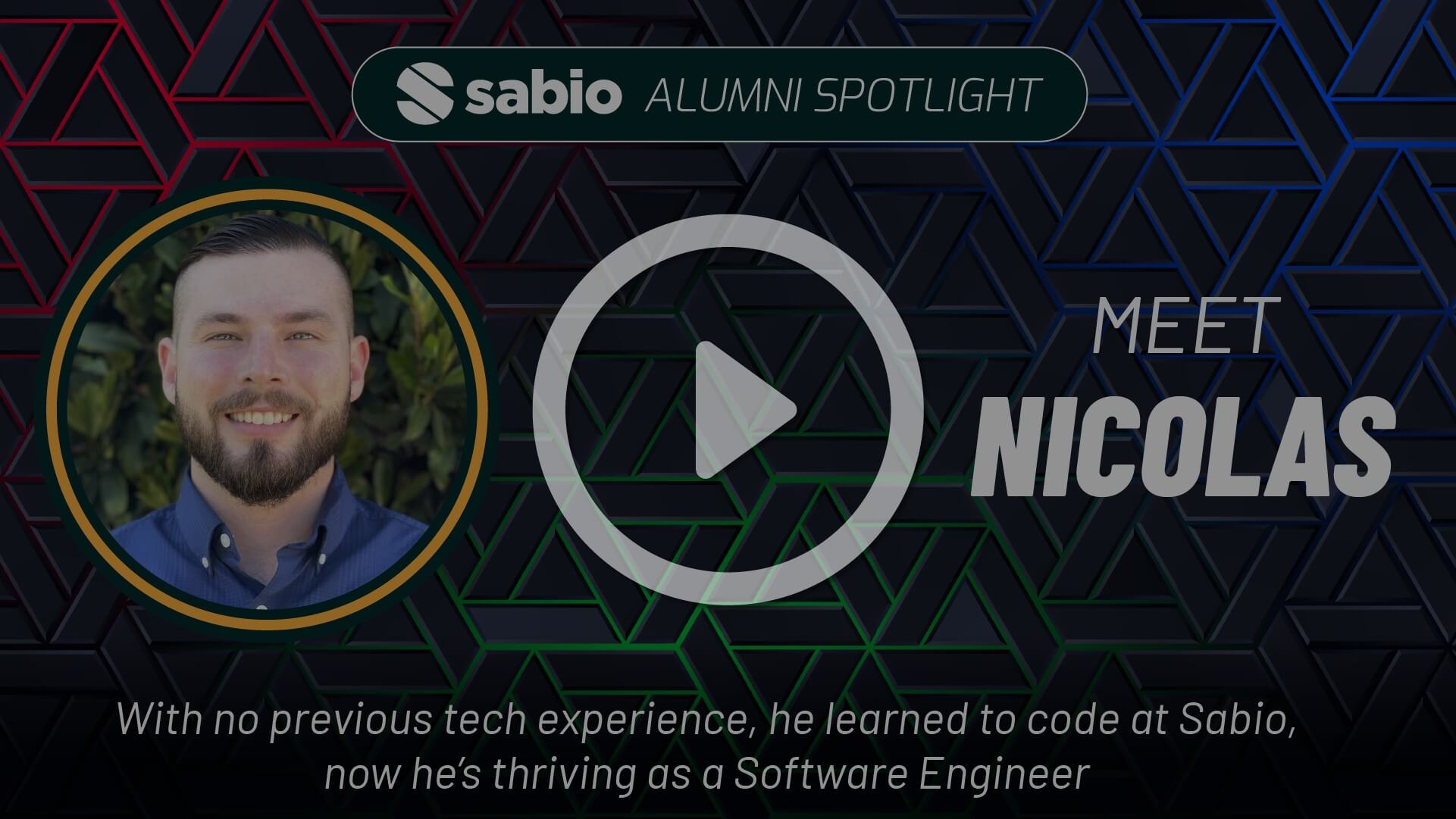 Sabio Alumni Spotlight: Nicolas